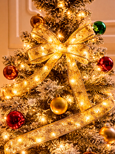 Гирлянда лента интерьерная на батарейках 5м Огонёк OG-LDG20 Желтая